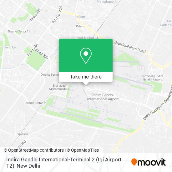 Indira Gandhi International-Terminal 2 (Igi Airport T2) map