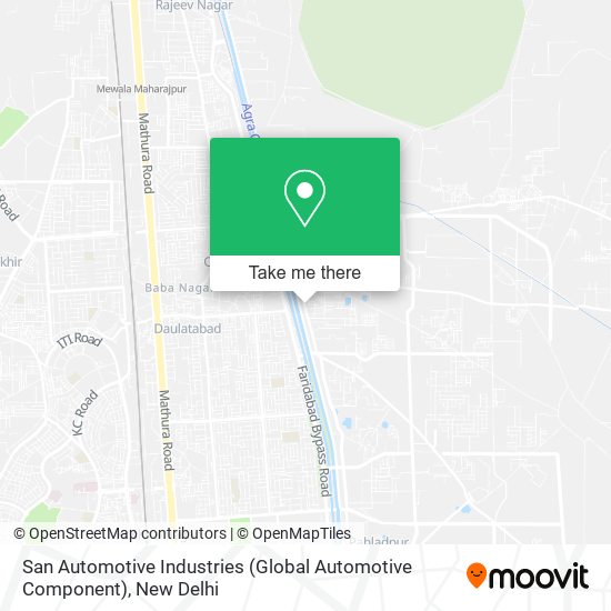San Automotive Industries (Global Automotive Component) map