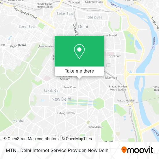 MTNL Delhi Internet Service Provider (MTNL Internet Service) map