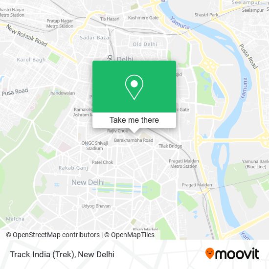 How to get to Track India Trek in Delhi by Bus Metro or Train