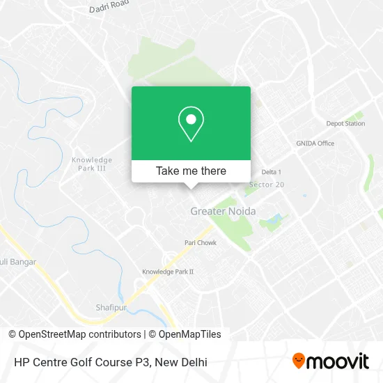 Hp Centre Golf Course P3 map