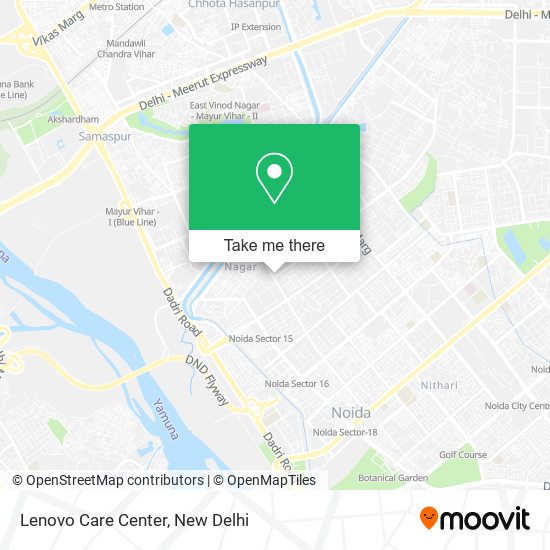 Lenovo Care Center map