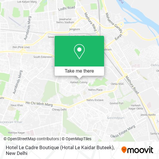 Hotel Le Cadre Boutique (Hotal Le Kaidar Buteek) map