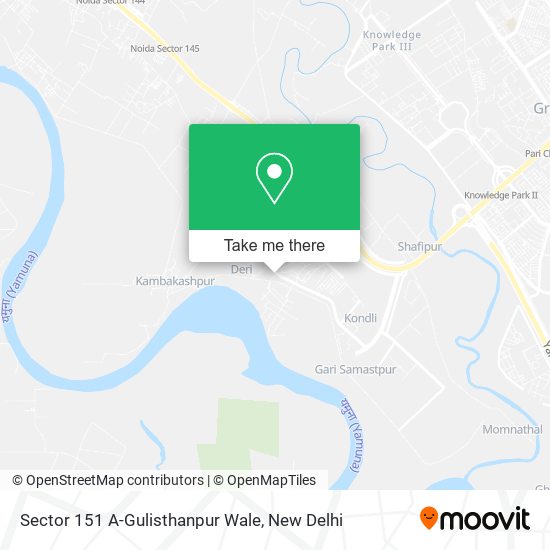 Sector 151 A-Gulisthanpur Wale map