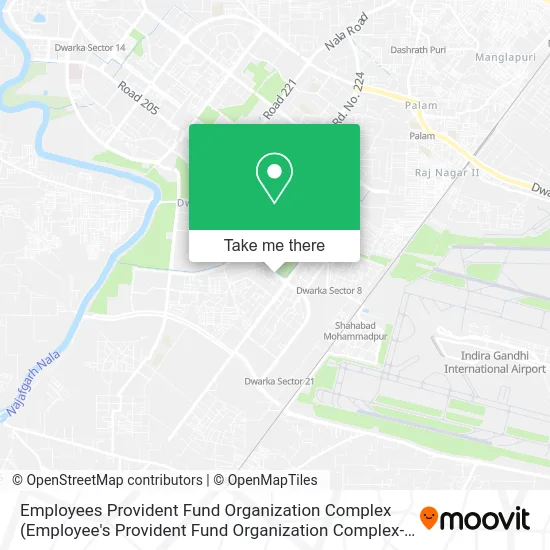 Employees Provident Fund Organization Complex map