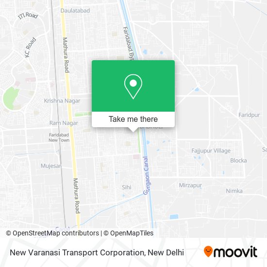 New Varanasi Transport Corporation map