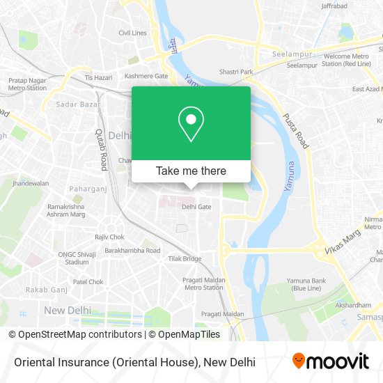 Oriental Insurance (Oriental House) map