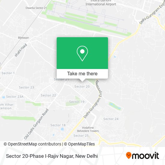 Sector 20-Phase I-Rajiv Nagar map