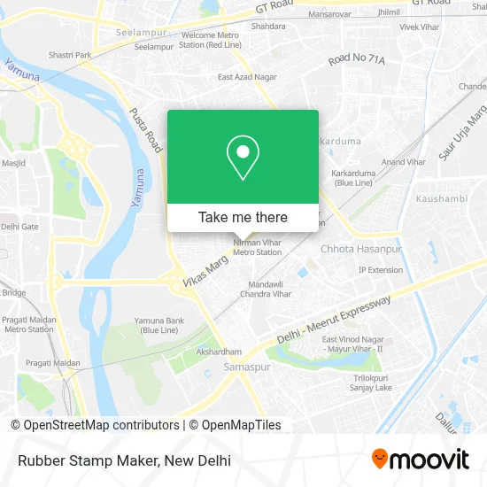 Rubber Stamp Maker map