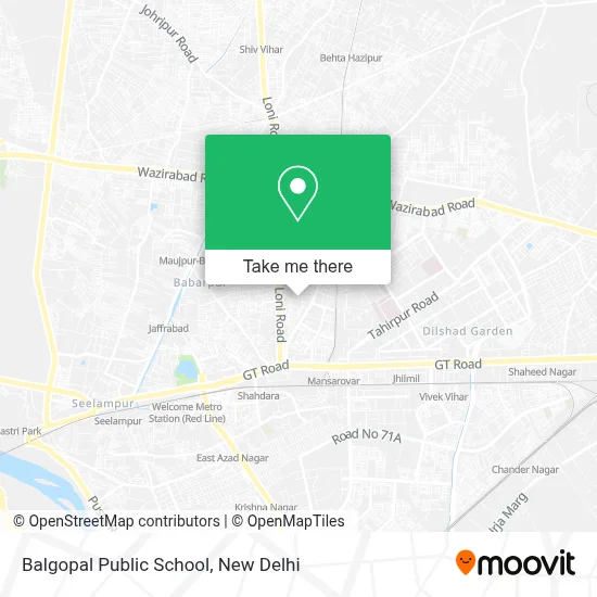 Balgopal Public School map