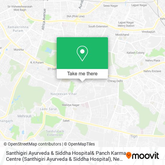 Santhigiri Ayurveda & Siddha Hospital& Panch Karma Centre map