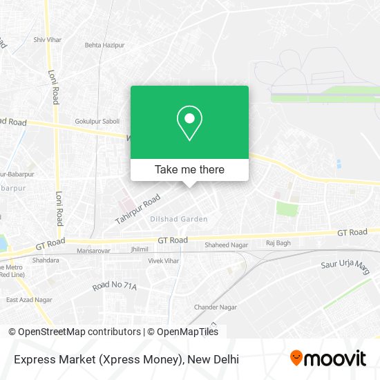 Express Market (Xpress Money) map