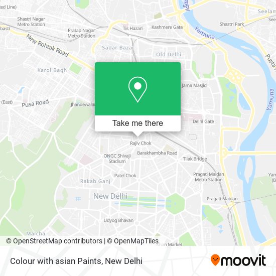 Colour with asian Paints map
