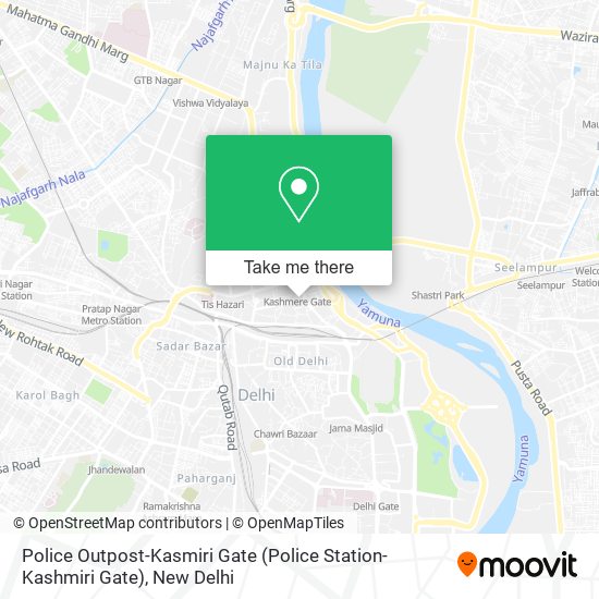 Police Outpost-Kasmiri Gate (Police Station-Kashmiri Gate) map