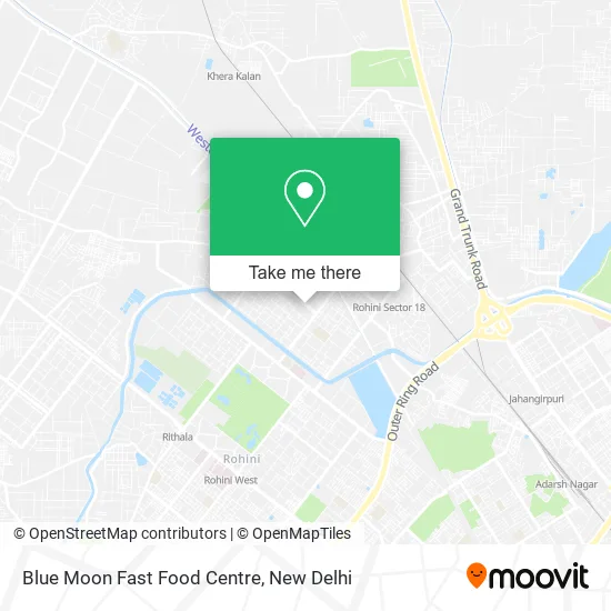 Blue Moon Fast Food Centre map