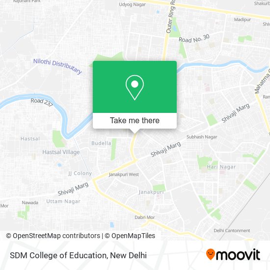 SDM College of Education map