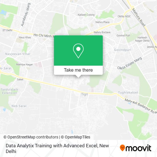 Data Analytix Training with Advanced Excel map