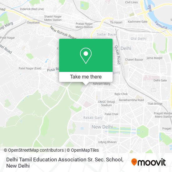 Delhi Tamil Education Association Sr. Sec. School map