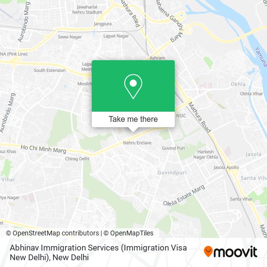 Abhinav Immigration Services (Immigration Visa New Delhi) map