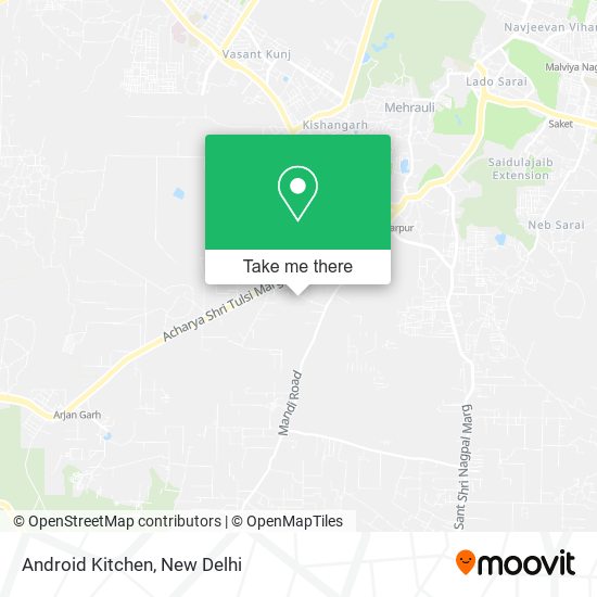 Android Kitchen map