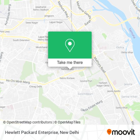 Hewlett Packard Enterprise map