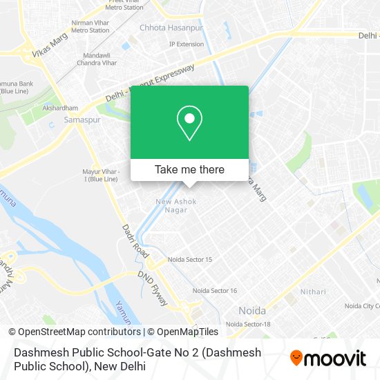 Dashmesh Public School-Gate No 2 map