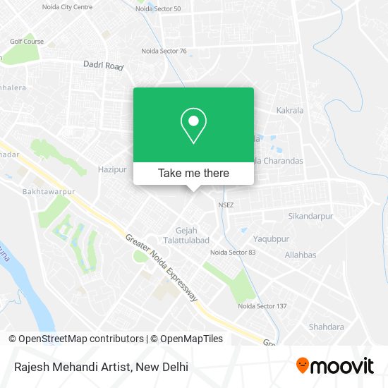 Rajesh Mehandi Artist map