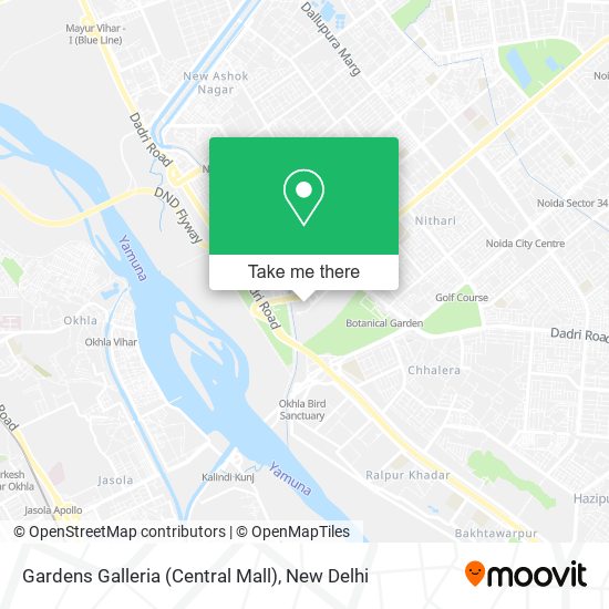Gardens Galleria (Central Mall) map