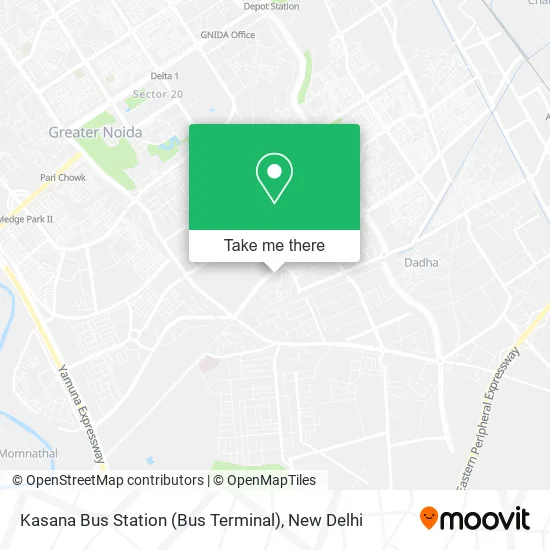 Kasana Bus Station (Bus Terminal) map