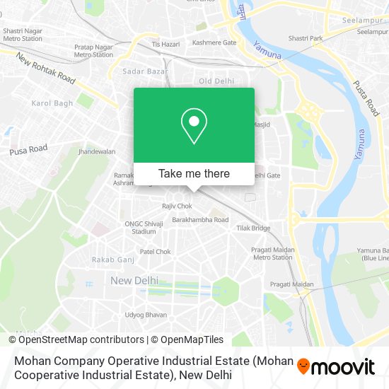 Mohan Company Operative Industrial Estate (Mohan Cooperative Industrial Estate) map