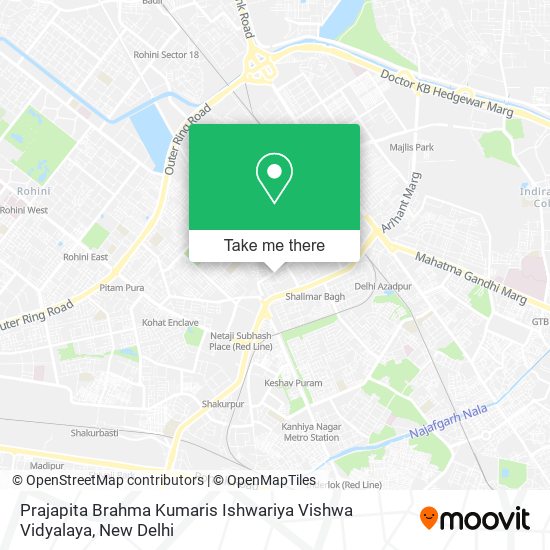 Prajapita Brahma Kumaris Ishwariya Vishwa Vidyalaya map