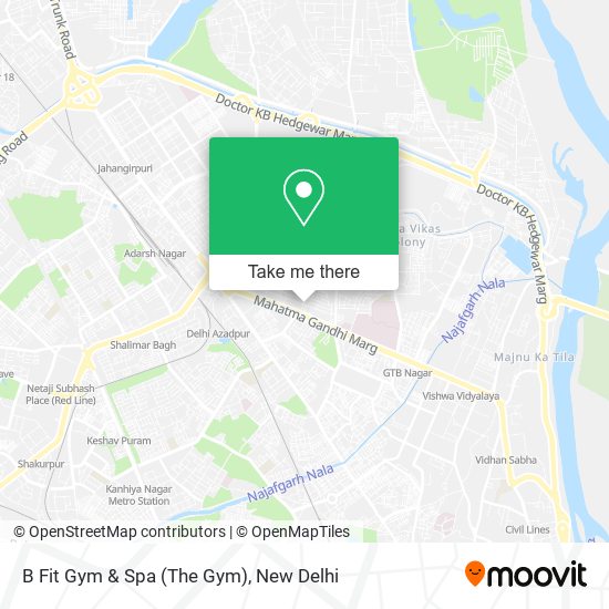 B Fit Gym & Spa (The Gym) map