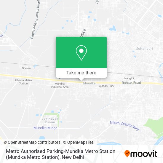 Metro Authorised Parking-Mundka Metro Station map