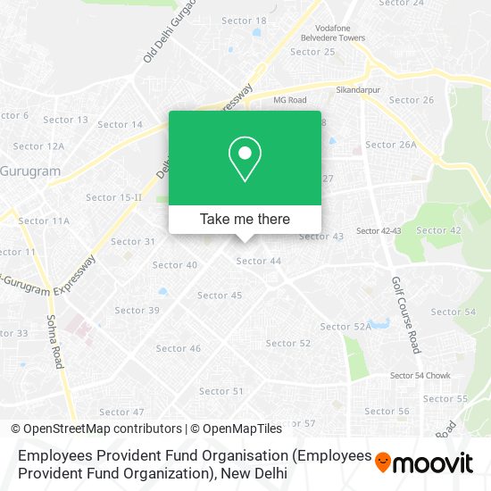 Employees Provident Fund Organisation map