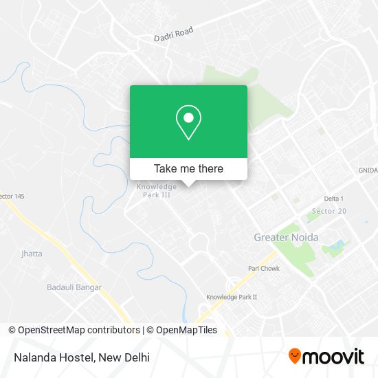 Nalanda Hostel map