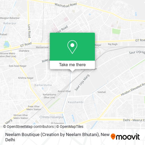 Neelam Boutique (Creation by Neelam Bhutani) map