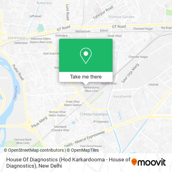 House Of Diagnostics (Hod Karkardooma - House of Diagnostics) map