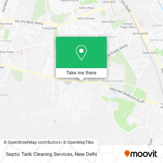Septic Tank Cleaning Services map