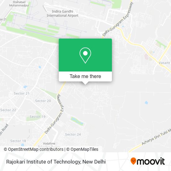 Rajokari Institute of Technology map