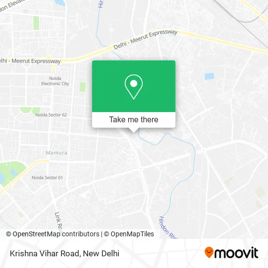 Krishna Vihar Road map