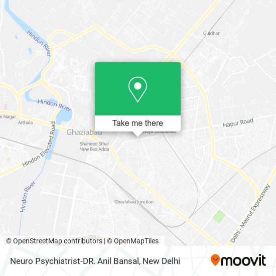 Neuro Psychiatrist-DR. Anil Bansal map