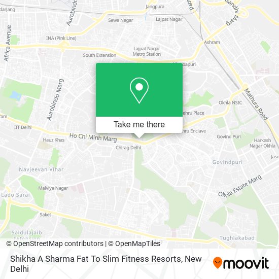 Shikha A Sharma Fat To Slim Fitness Resorts map