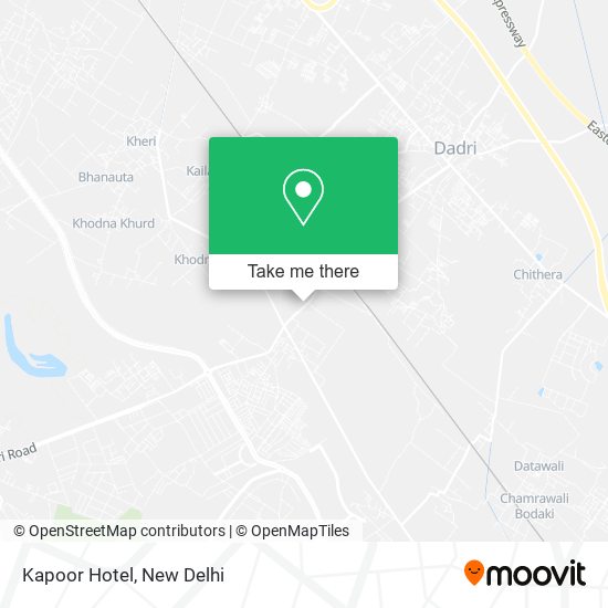 Kapoor Hotel map