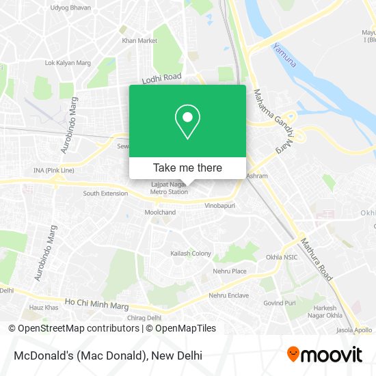 McDonald's (Mac Donald) map