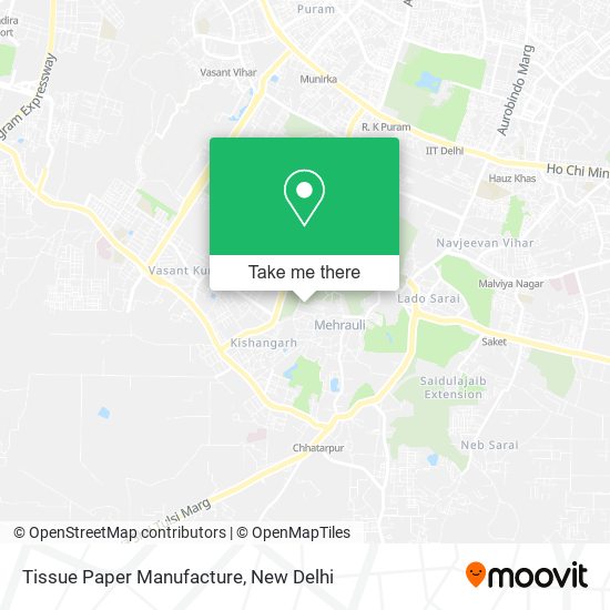 Tissue Paper Manufacture map