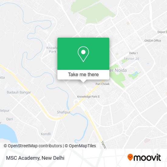 MSC Academy map