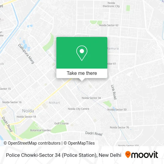 Police Chowki-Sector 34 (Police Station) map