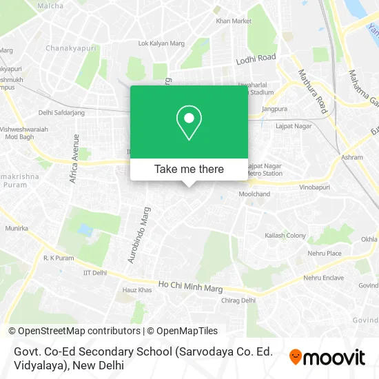 Govt. Co-Ed Secondary School (Sarvodaya Co. Ed. Vidyalaya) map
