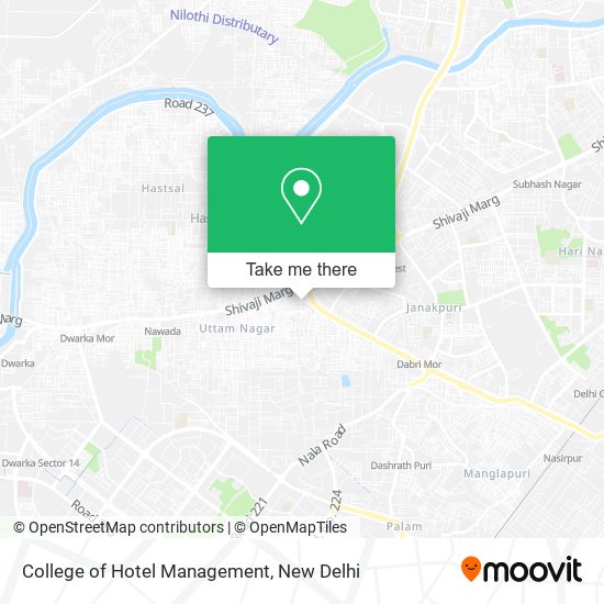 College of Hotel Management map