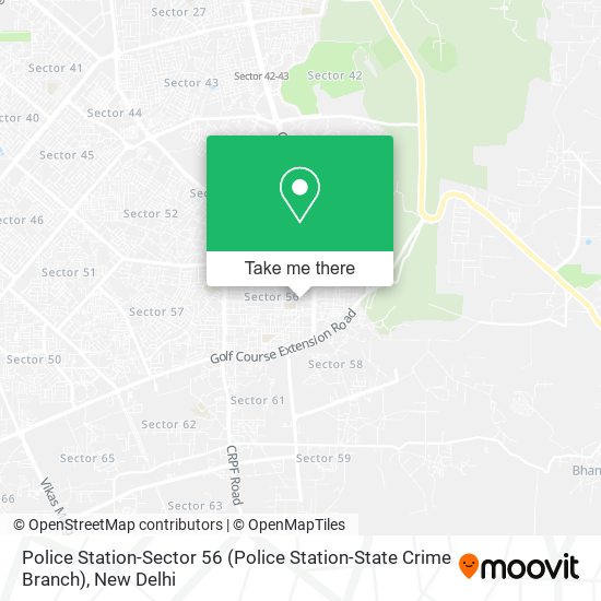 Police Station-Sector 56 (Police Station-State Crime Branch) map